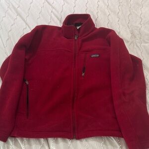 Men’s Patagonia Red Fleece zip up